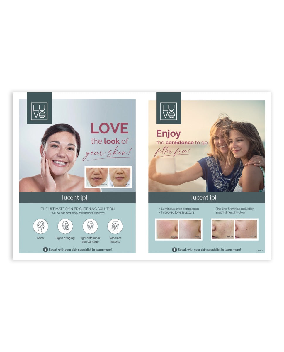 LUVO Lucent IPL Counter Card - English