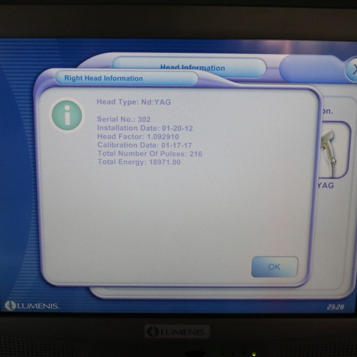 2005 Lumenis 1 Lume One Nd:YAG Universal IPL RF Hair Removal Laser System