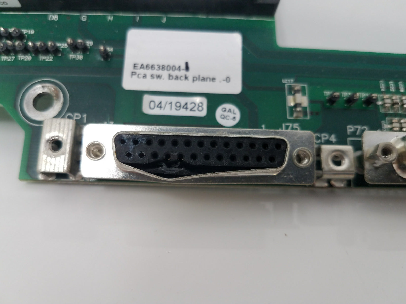 Lumenis Lume One Switching Module Back Plane PC6638012 Rev A PCB Parts AS-IS
