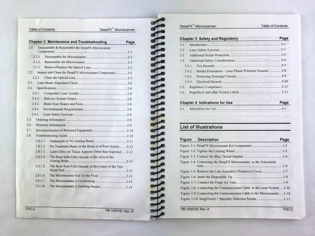 Lumenis DeepFX Bridge Therapy Operator's Manual for UltraPulse CO2 Laser System