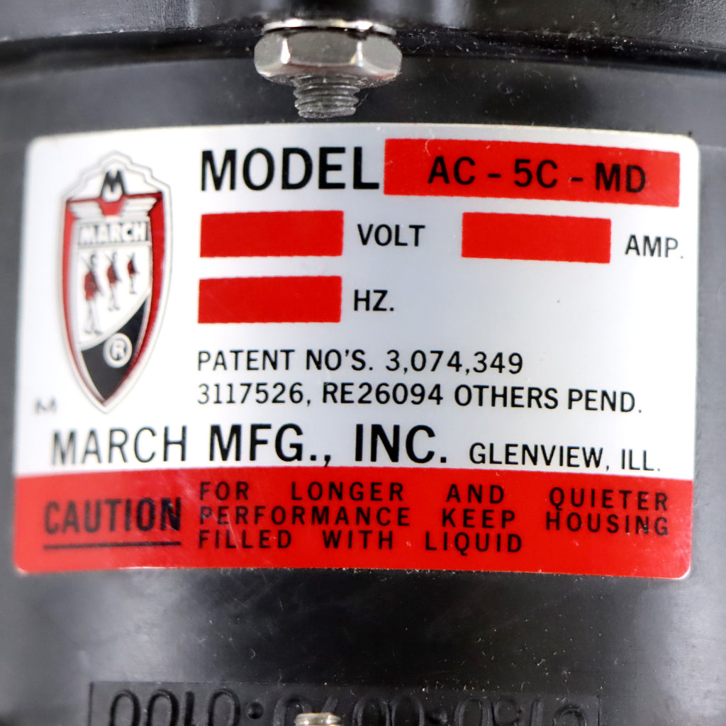 Lumenis UltraPulse Encore System Parts AC-5C-MD Coolant Pump BAD As-Is E87