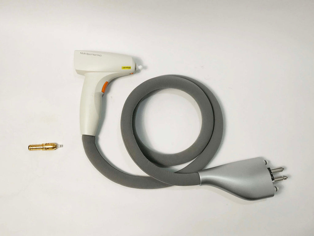 Lumenis Lume One MultiSpot Nd:YAG Laser 1064 Handpiece Vascular & 6mm Crystal