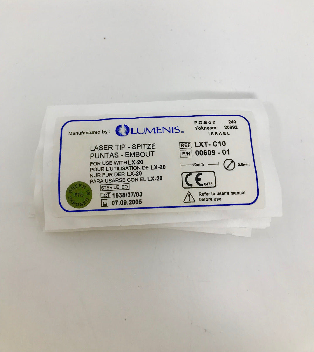 Lumenis LX 20 IPL Laser Tip LXT C10 Luxar Dental 0.8mm Spot Size Lot of 21