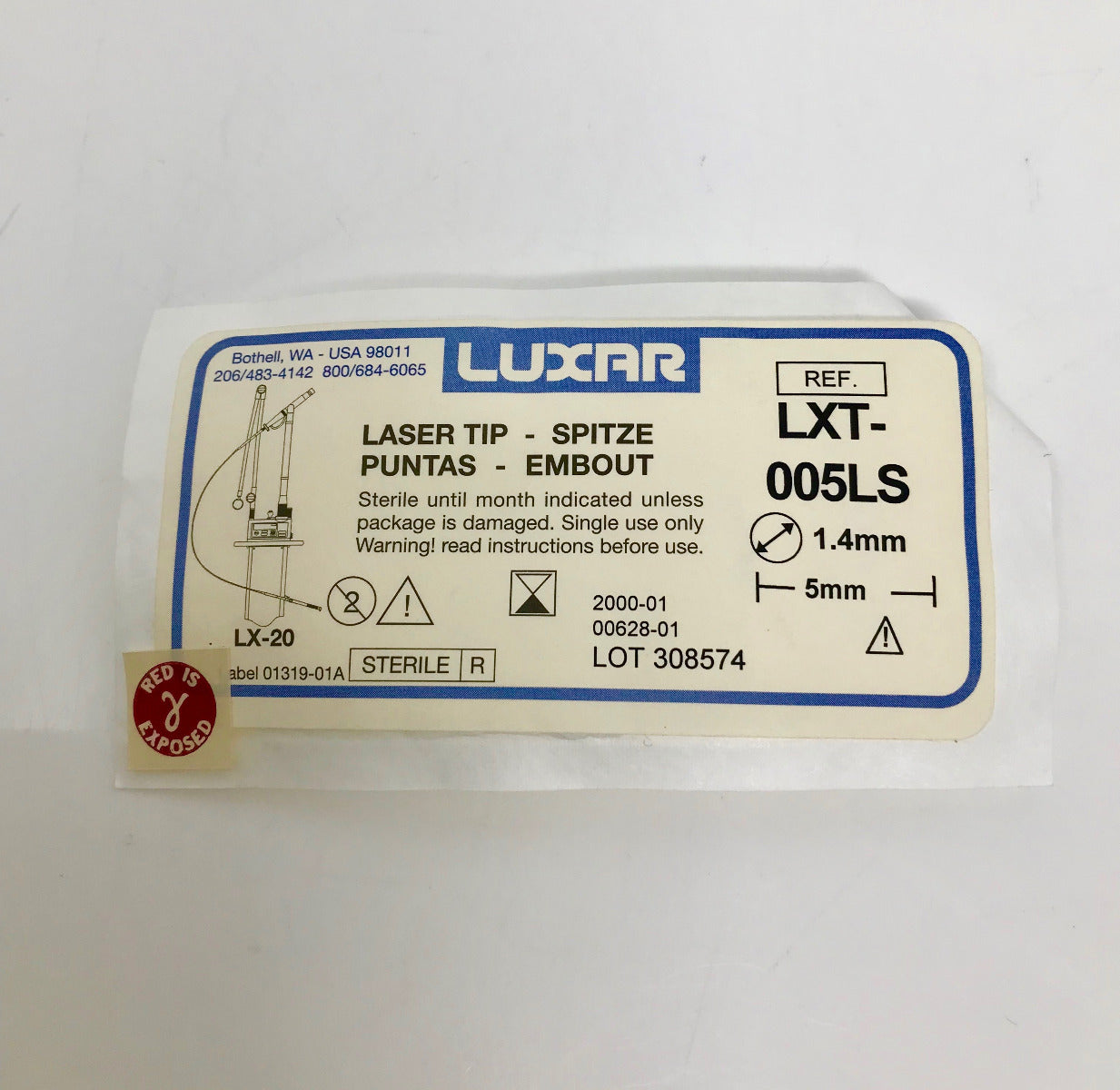 Lumenis LX 20 IPL Laser Tip LXT 005LS Luxar Dental 1.4 mm Spot Size Lot of 40