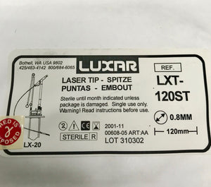 Lumenis Novapulse Handpiece Laser Fiber Tip LX-20 LXT-120ST Nova Luxar EXP:2001