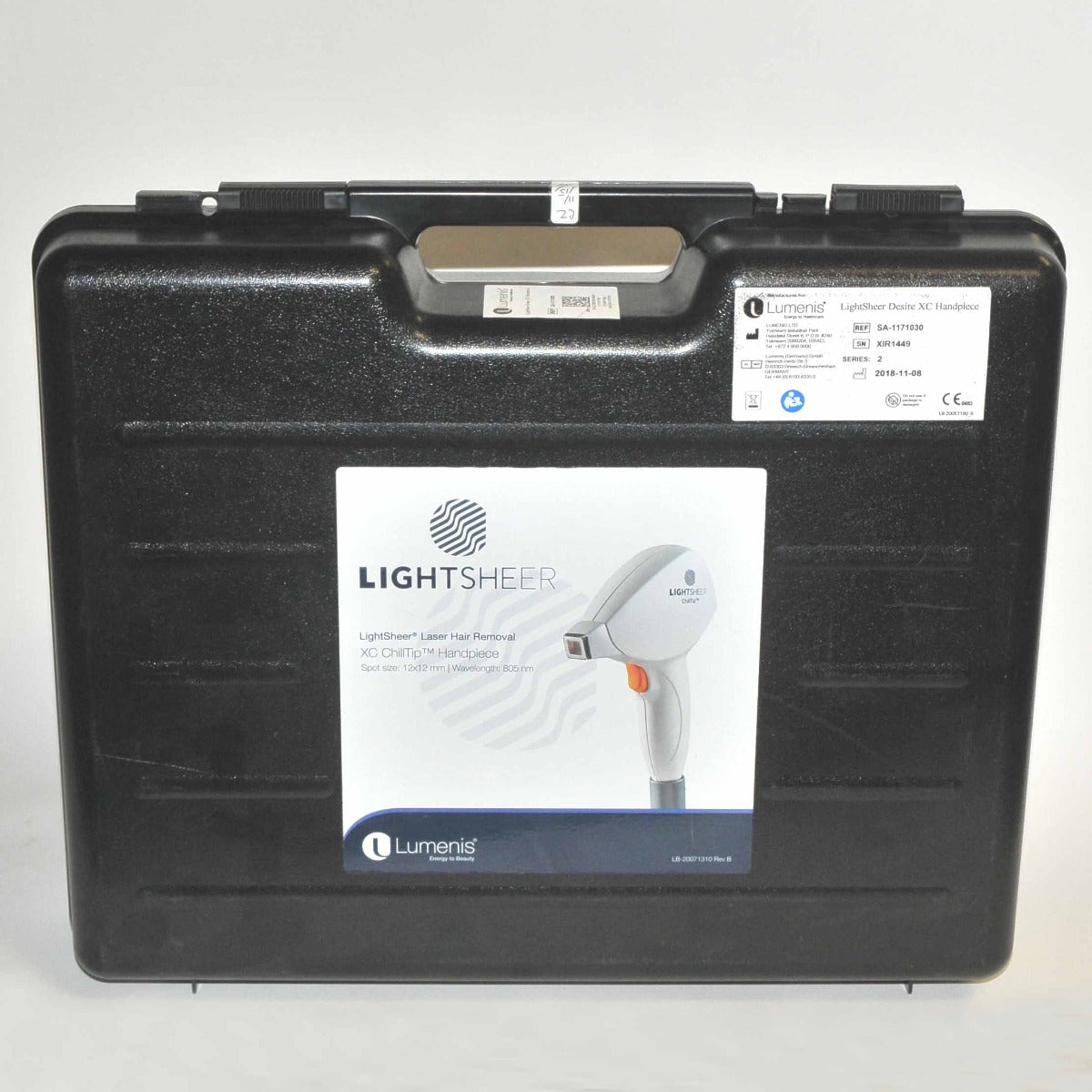 Lumenis LightSheer DESIRE Handpiece XC 805 nm Laser Hair Removal LOW SHOTS 2018