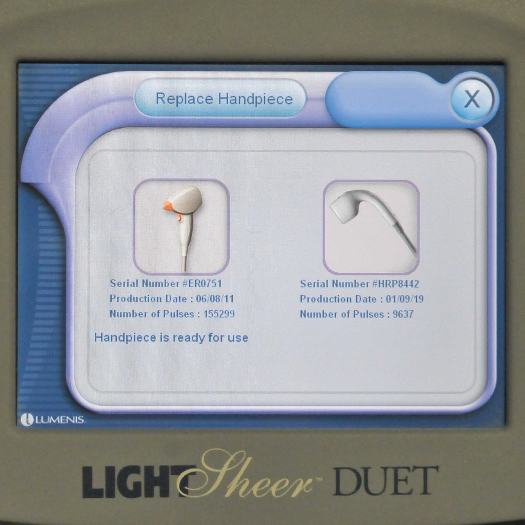 Lumenis LightSheer Duet Diode 810 Hair Removal Laser Light Sheer ET & HS 2009