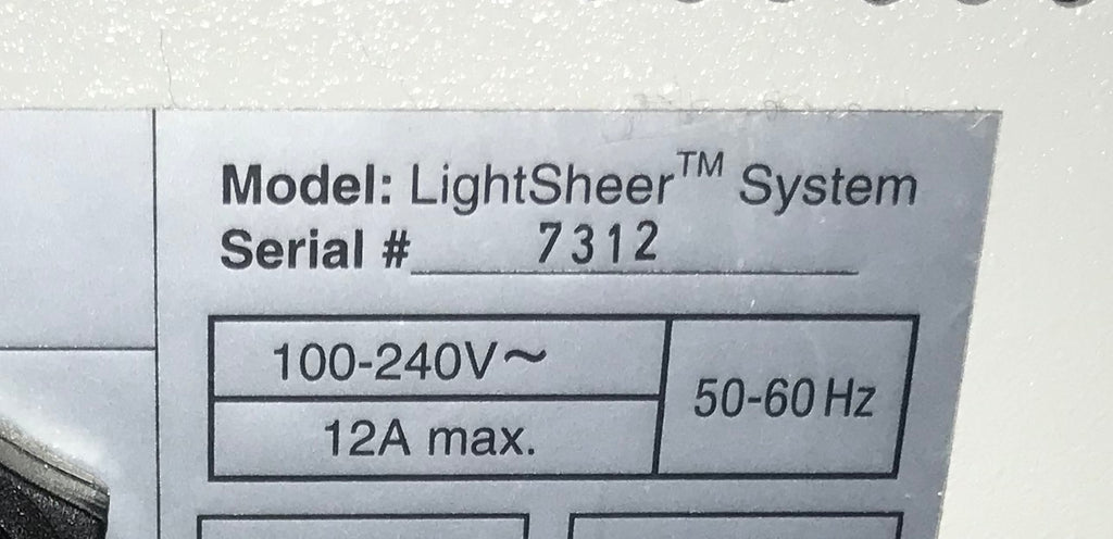Lumenis LightSheer EP Diode Laser System Palomar Coherent Hair Removal