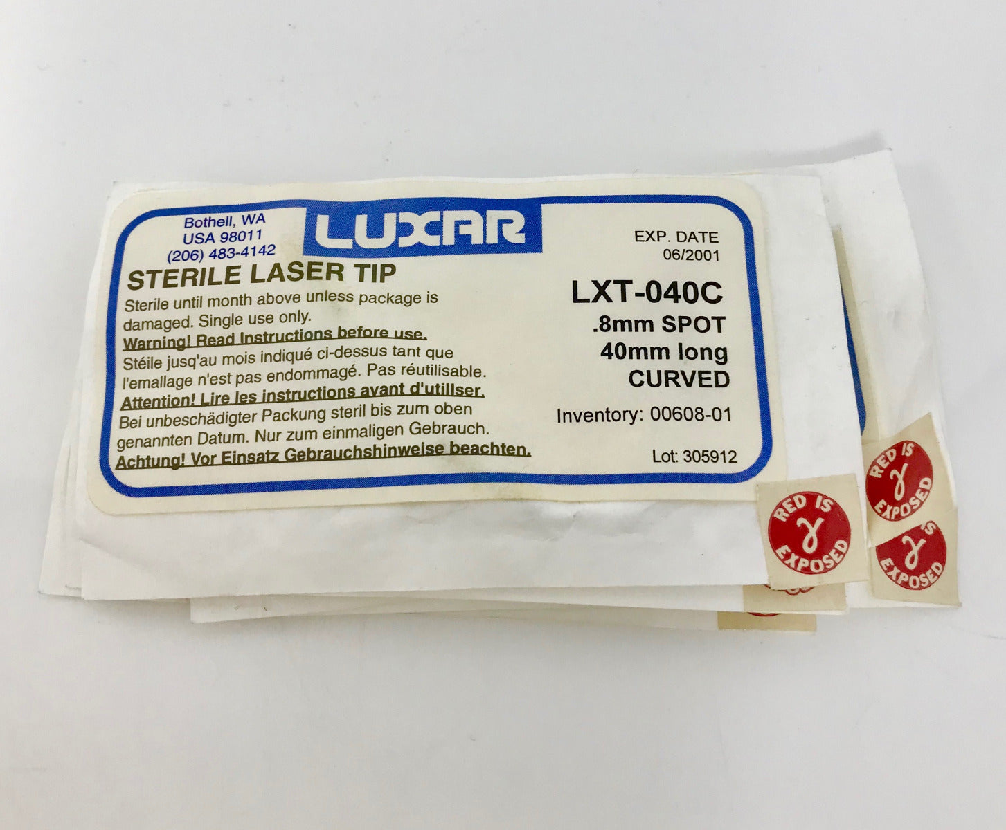 Lumenis LX 20 Nova Pulse C02 Laser Tips Luxar Dental Multi Spot Sizes Mixed Lot