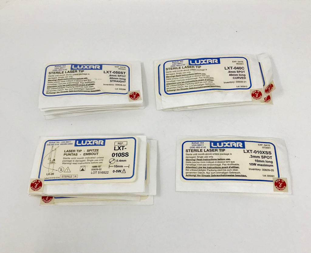 Lumenis LX 20 Nova Pulse C02 Laser Tips Luxar Dental Multi Spot Sizes Mixed Lot