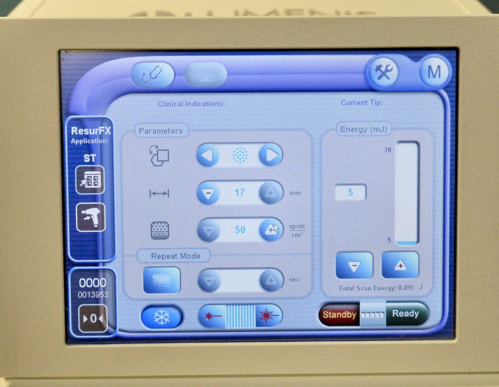 Lumenis M22 ResurFX 1565nm Laser Module Non Ablative Skin Resurfacing 13953 Shot