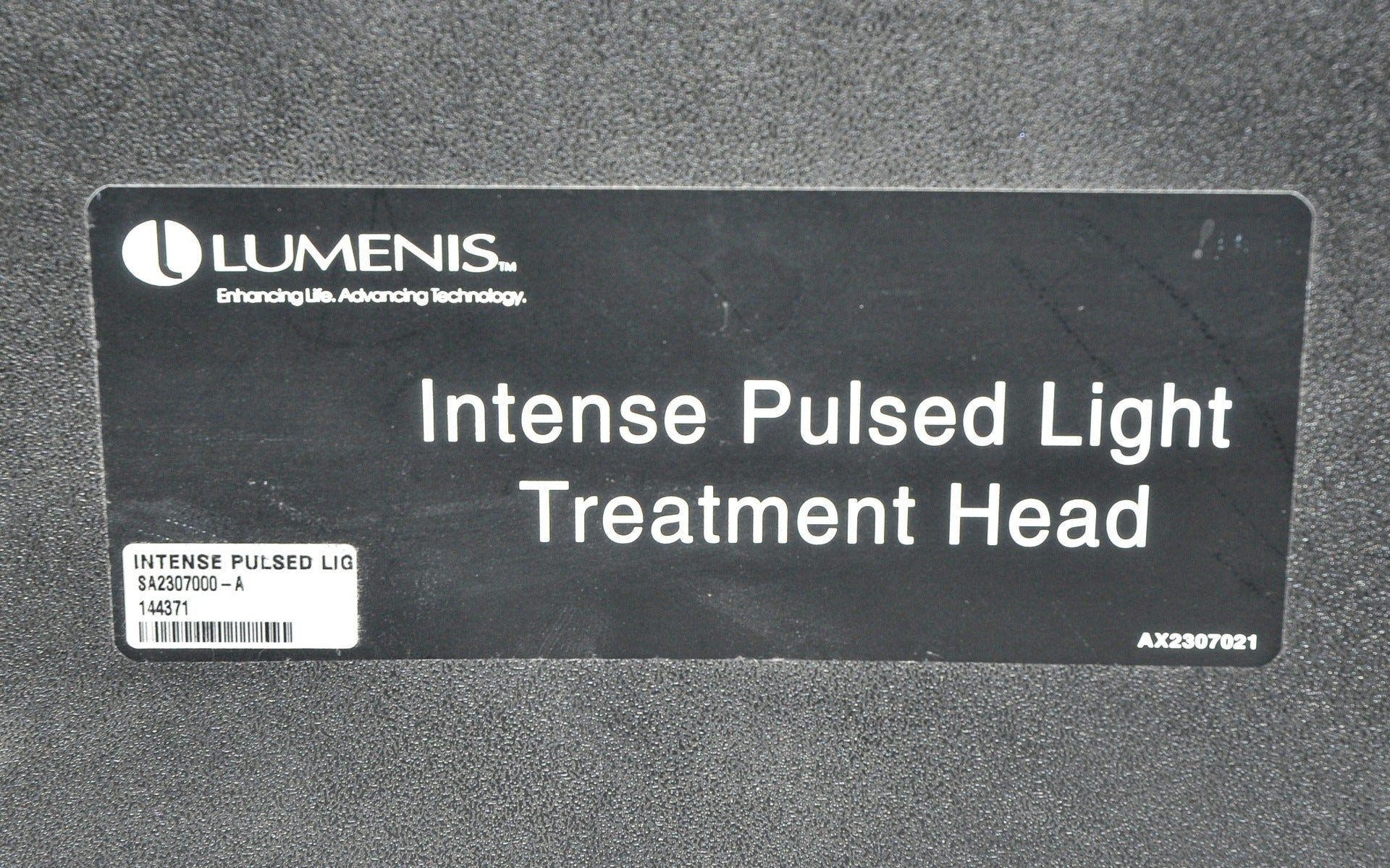 Lumenis Vasculight Laser Intense Pulsed Light IPL Treatment Head SA2307000-A