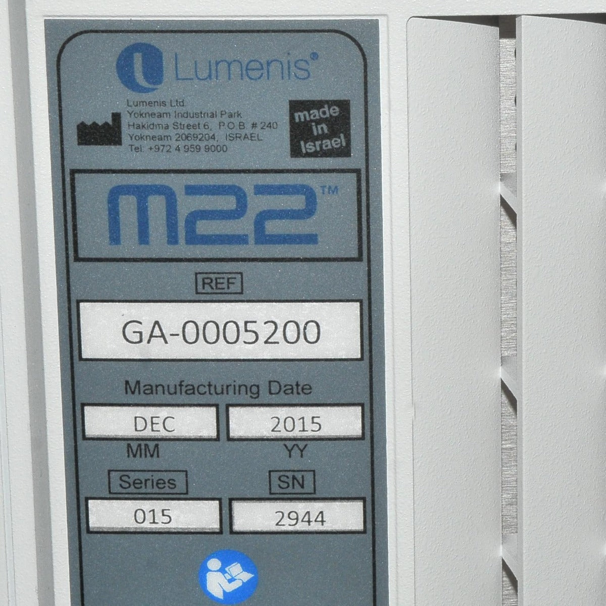 Lumenis M22 Universal IPL Laser Nd YAG Hair Removal Skin Resurfacing Lesion 2015