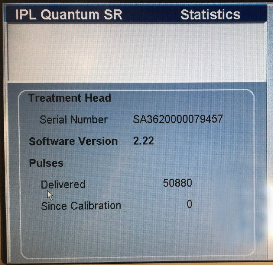Lumenis QUANTUM IPL Handpiece SR 560 Optical Treatment Head HP Rejuvenation