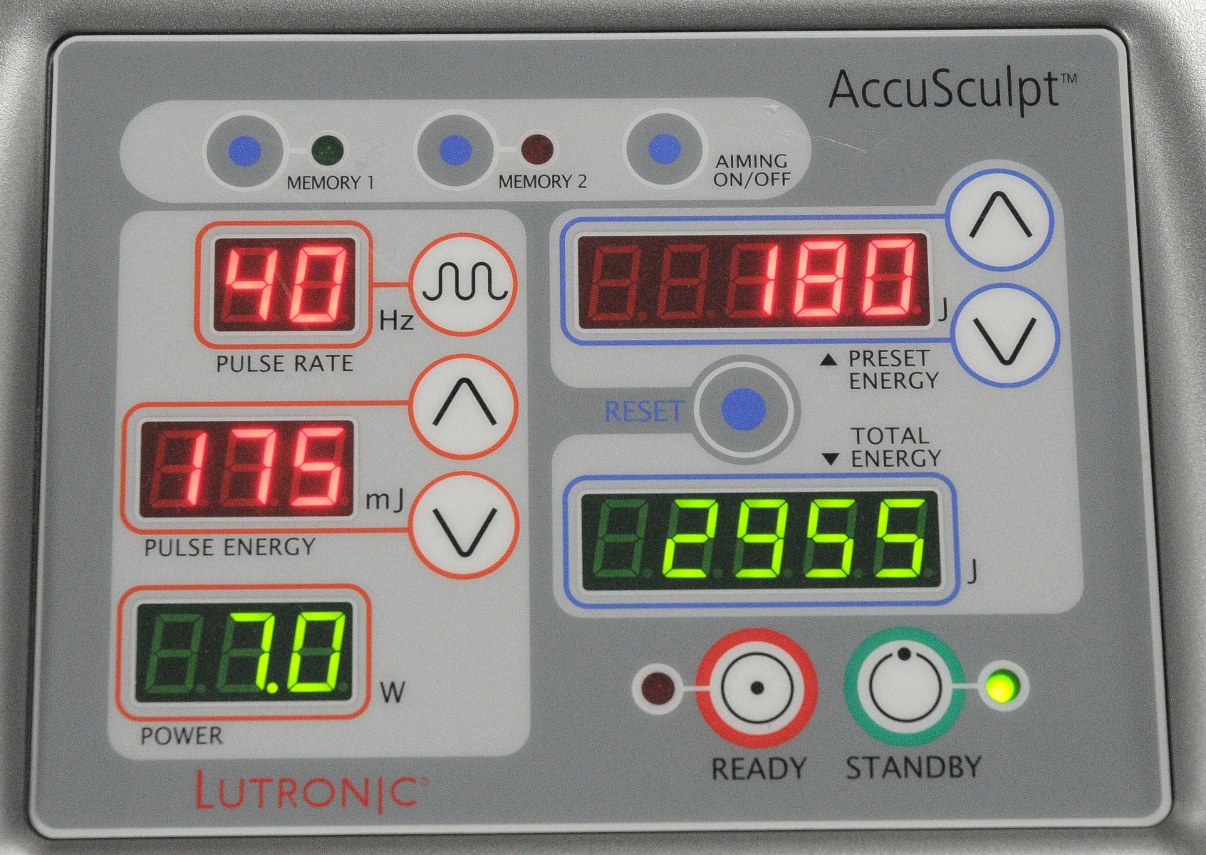 2008 LUTRONIC AccuSculpt Laser Nd YAG 1444nm Body Contouring Facial Accu Sculpt