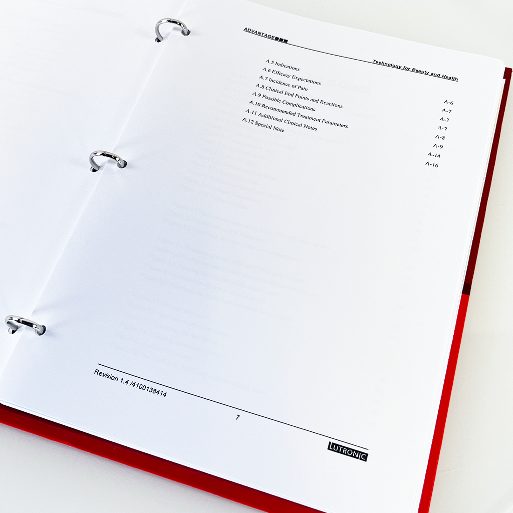 Lutronic Advantage Laser Diode Operator's Manual 4100138414