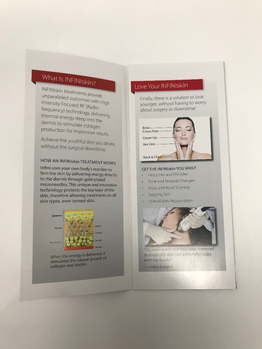 LUTRONIC INFINI Micro MicroNeedle RF Radio Brochure Patient Infinity