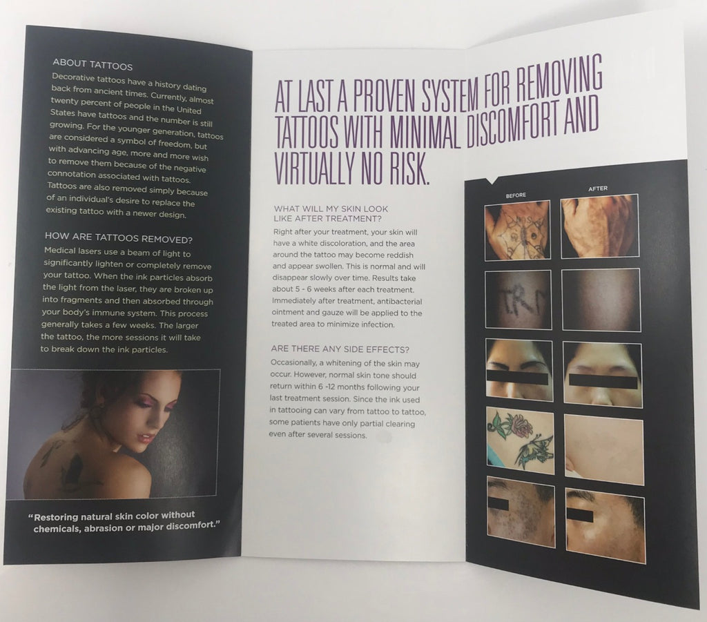 LUTRONIC SPECTRA Q Switched Laser Tattoo Skin Pigment Removal Brochure Spectrum