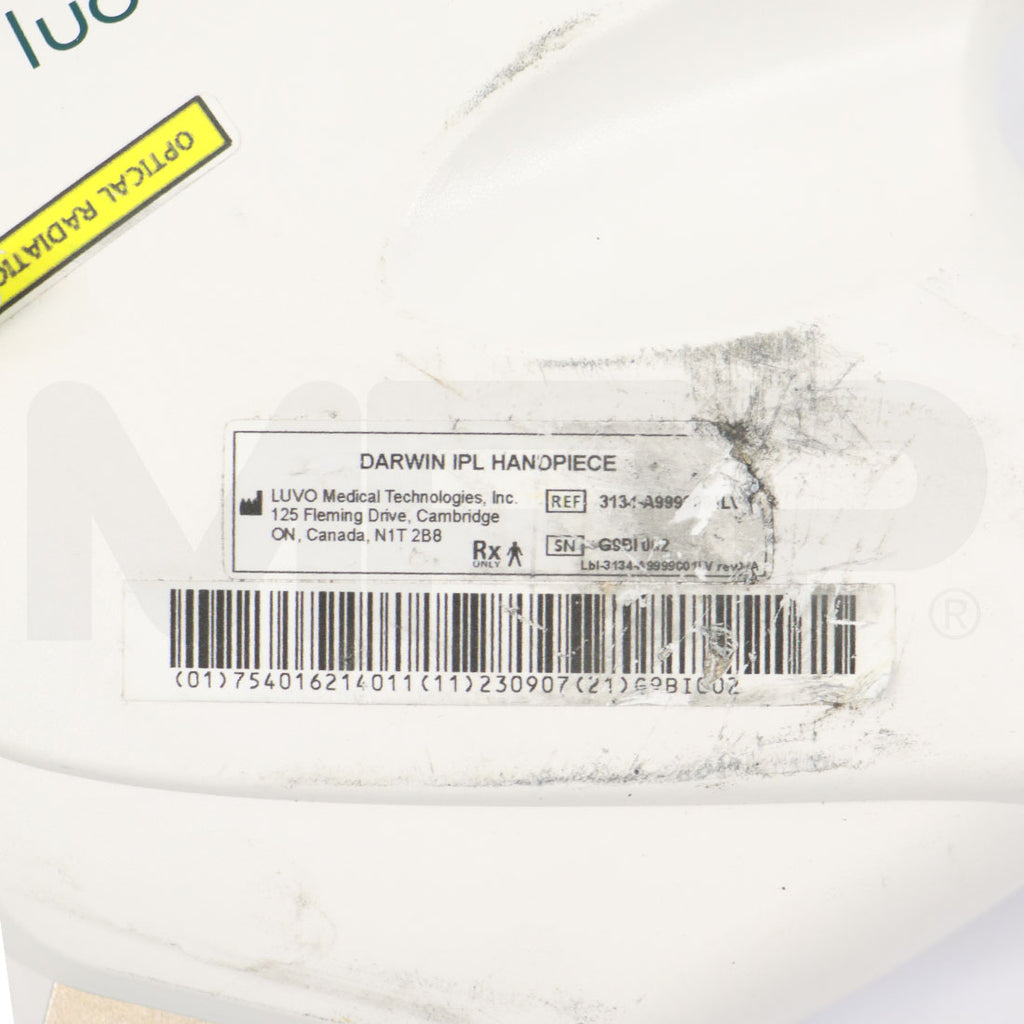 2024 Luvo Darwin System IPL Handpiece Label