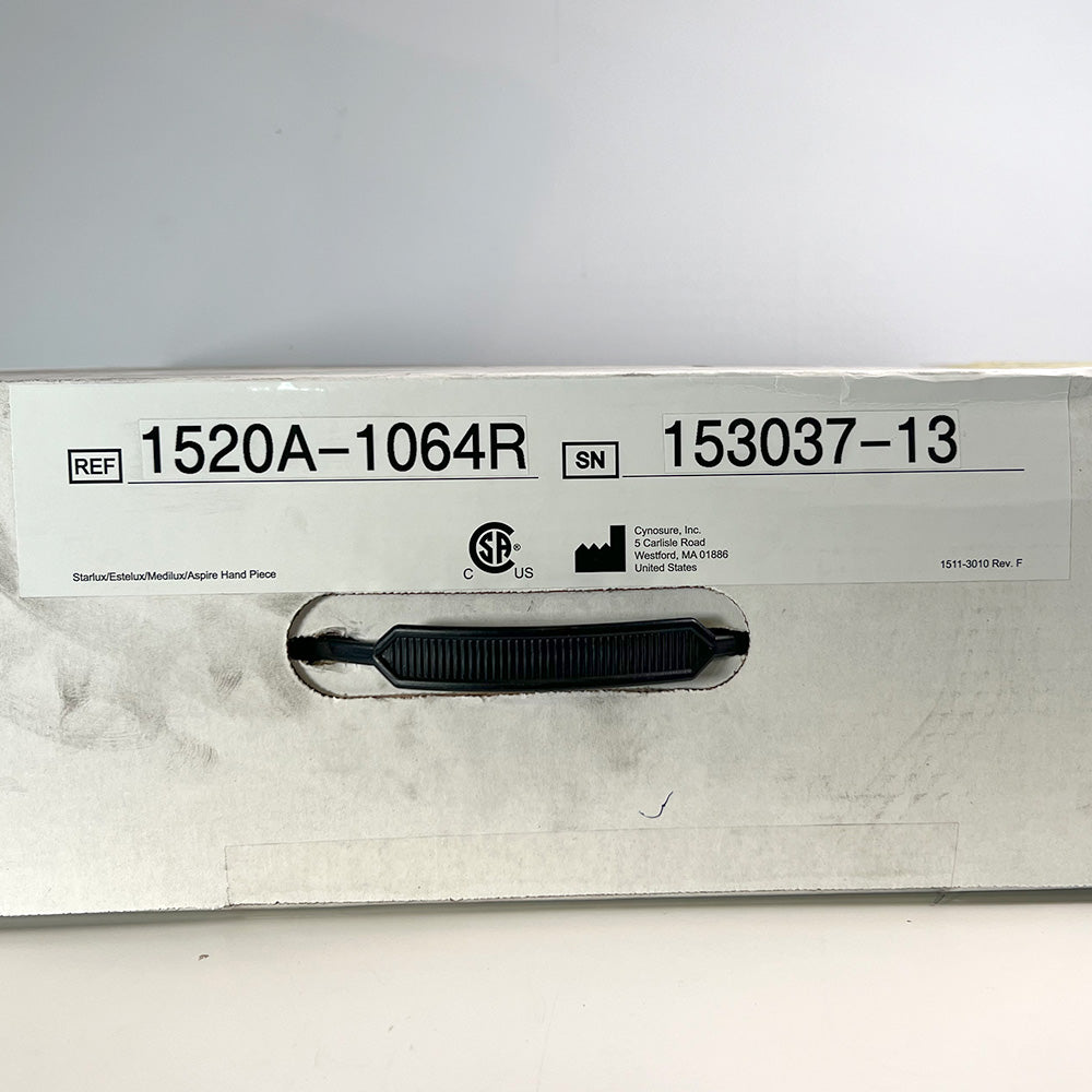 Palomar StarLux 300/500 Lux1064 Handpiece Cynosure Factory Refurbished 153037-13 (0 Shots)