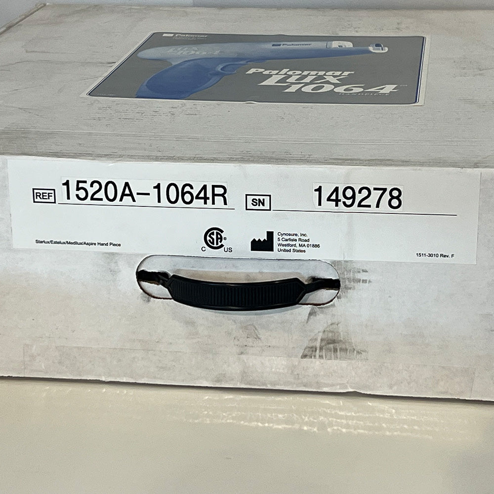 Palomar StarLux 300/500 Lux1064 Handpiece Cynosure Factory Refurbished 149278 (0 Shots)