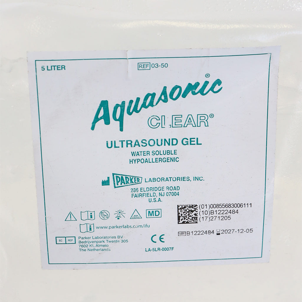 Aquasonic Clear Ultrasound Gel Water Soluble Hypoallergenic 132oz remain 12/2027