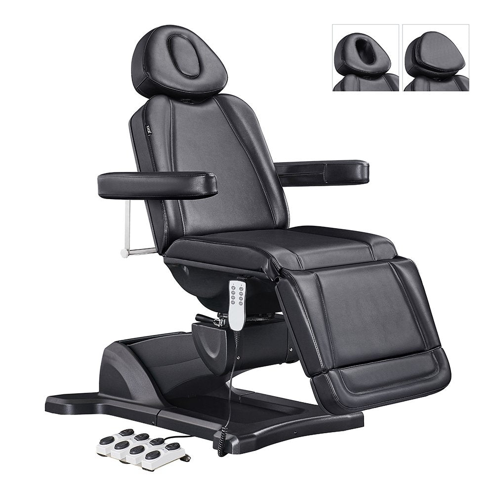 Pavo Electrical Rotating Medical Spa Chair - 4 Motors-Black