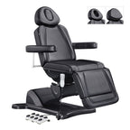 Pavo Electrical Rotating Medical Spa Chair - 4 Motors-Black