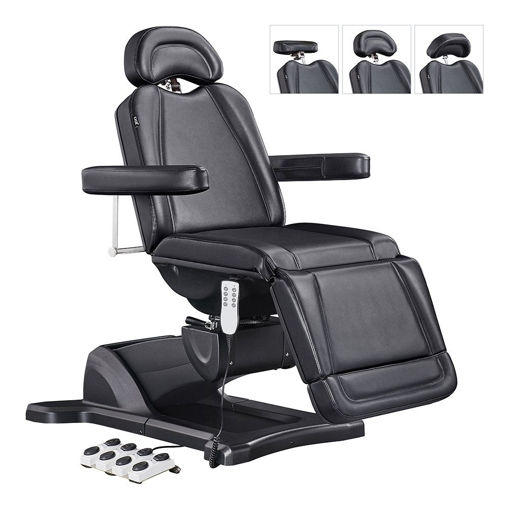 Pavo Electrical Rotating Medical Spa Chair - 4 Motors-Black