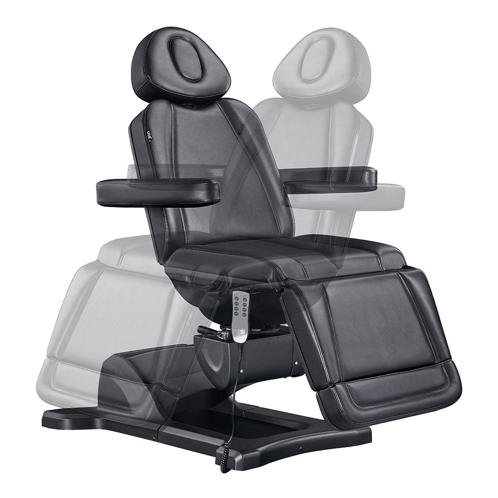 Pavo Electrical Rotating Medical Spa Chair - 4 Motors-Black
