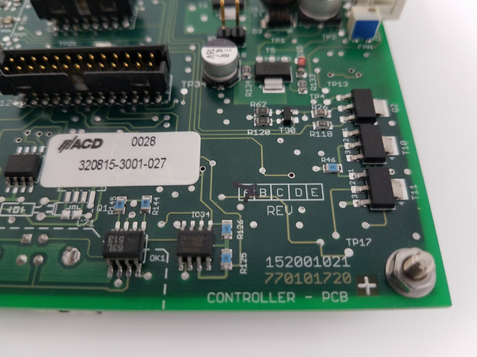 Asclepion MedioStar Controller PCB 152001021 Rev A Untested Parts AS-IS