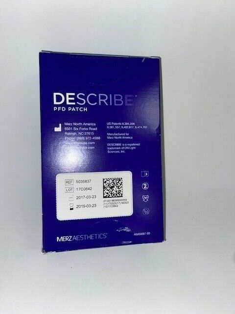 Merz Aesthetics Tattoo Removal Silicon Patch Describe PFD 10 Patches