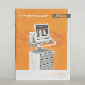 MERZ Aesthetics 2016 Ultherapy Customer Training Booklet 1005835TRN - 42 Pages
