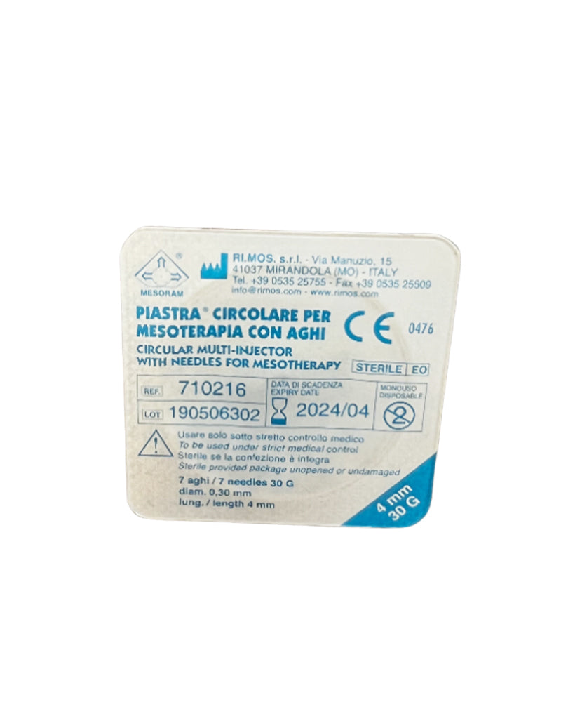 Mesoram Circular Multi-Injector w/ Needles for Mesotherapy 30G/0.30x4mm