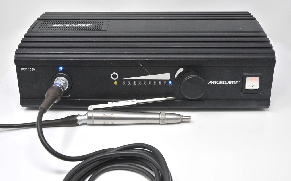 MICROAIRE 1020 Electric CONSOLE + 1940T 30K Drill/Cable Orthopedic Orthopaedic