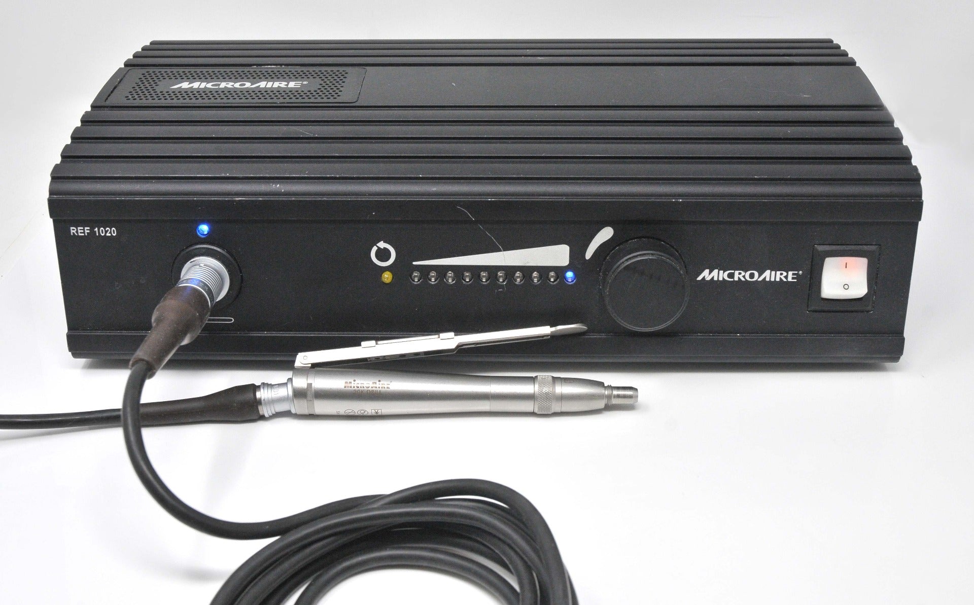 MICROAIRE 1020 Electric CONSOLE + 1940T 30K Drill/Cable Orthopedic Orthopaedic