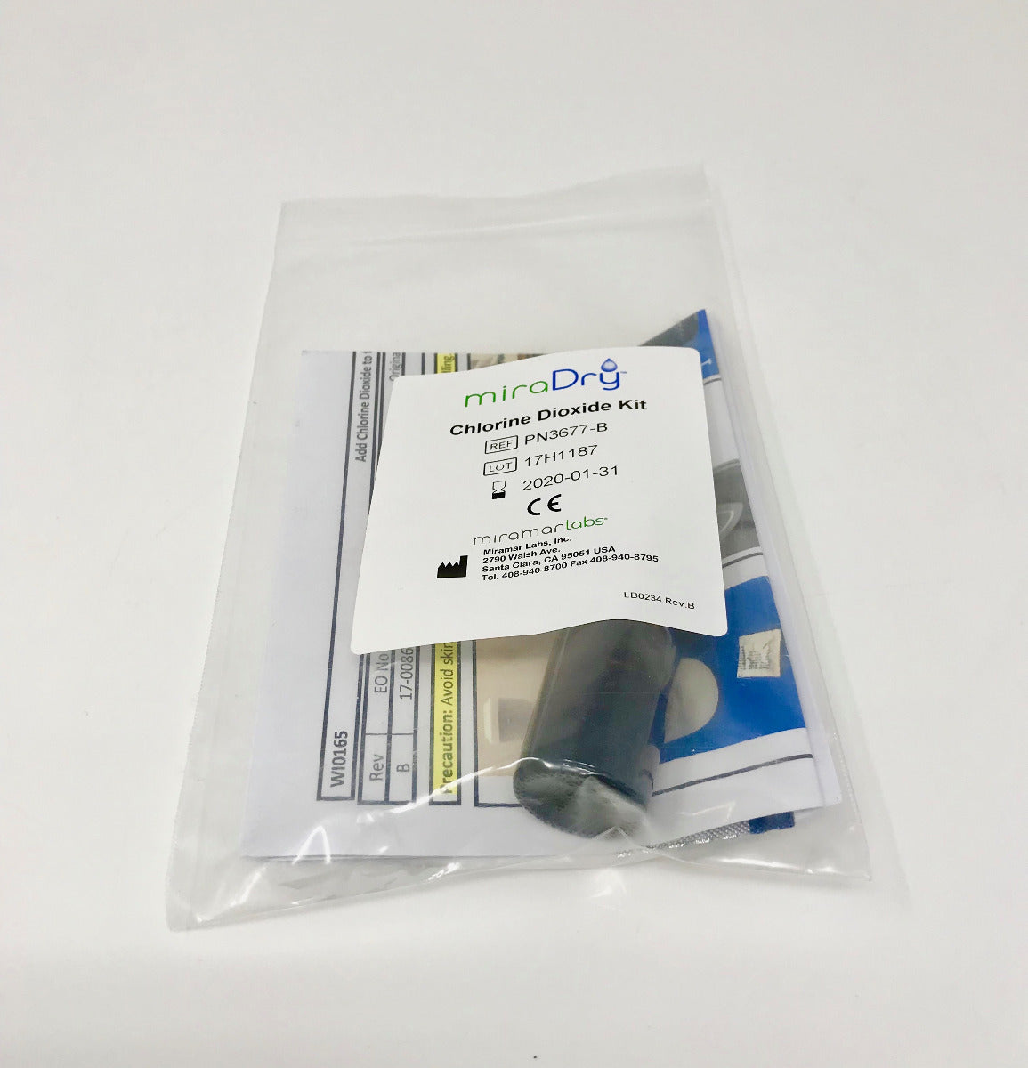 MiraDry Mira Dry Chlorine Dioxide Kit PN3677 B Water Purification Tablets Aqua