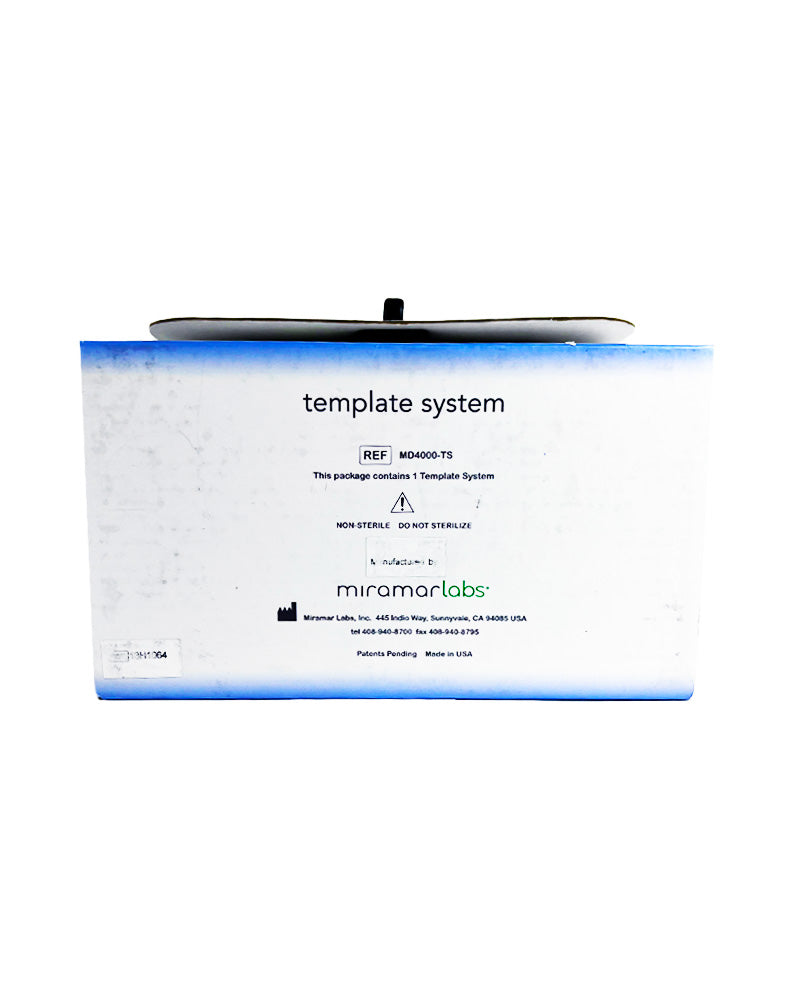 miraDry Miramarlabs Hyperhidrosis MD4000 MD4000-TS Template System