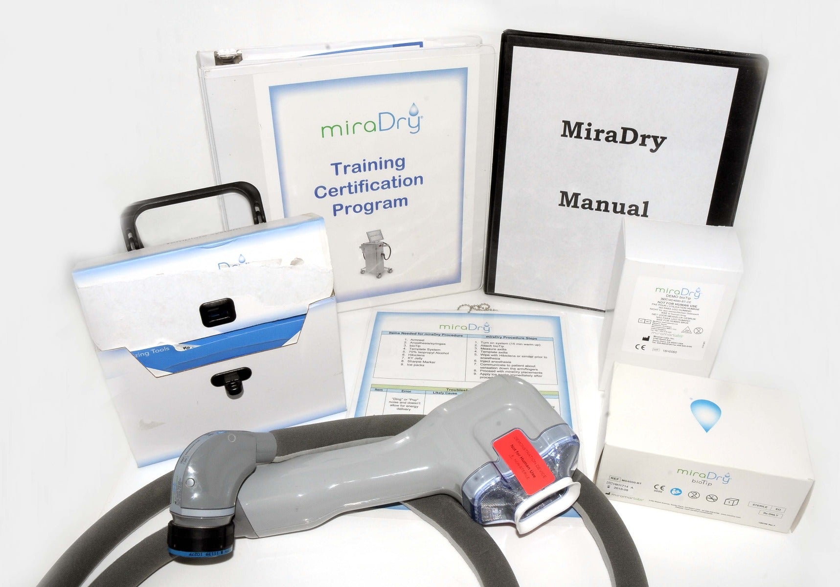 2012 MIRADRY Miramarlabs MD4000-MC Mira Dry Hyperhidrosis System PARTS ONLY