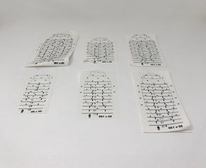 MiraDry Underarm Template Paper Many Sizes Marking Stencil Mira Dry Mirror Dri