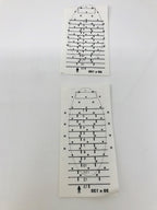 MiraDry Underarm Template Paper Many Sizes Marking Stencil Mira Dry Mirror Dri