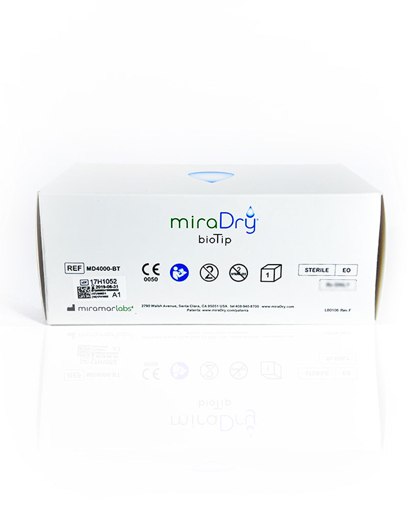 Miramarlabs miraDry bioTip Hyperhidrosis Reduction Bio Tip MD4000-BT EXP 2018