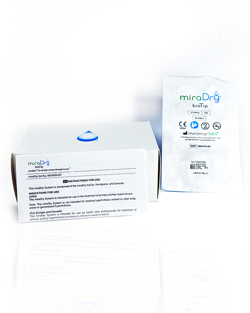 Miramarlabs miraDry bioTip Hyperhidrosis Reduction Bio Tip MD4000-BT EXP 2018