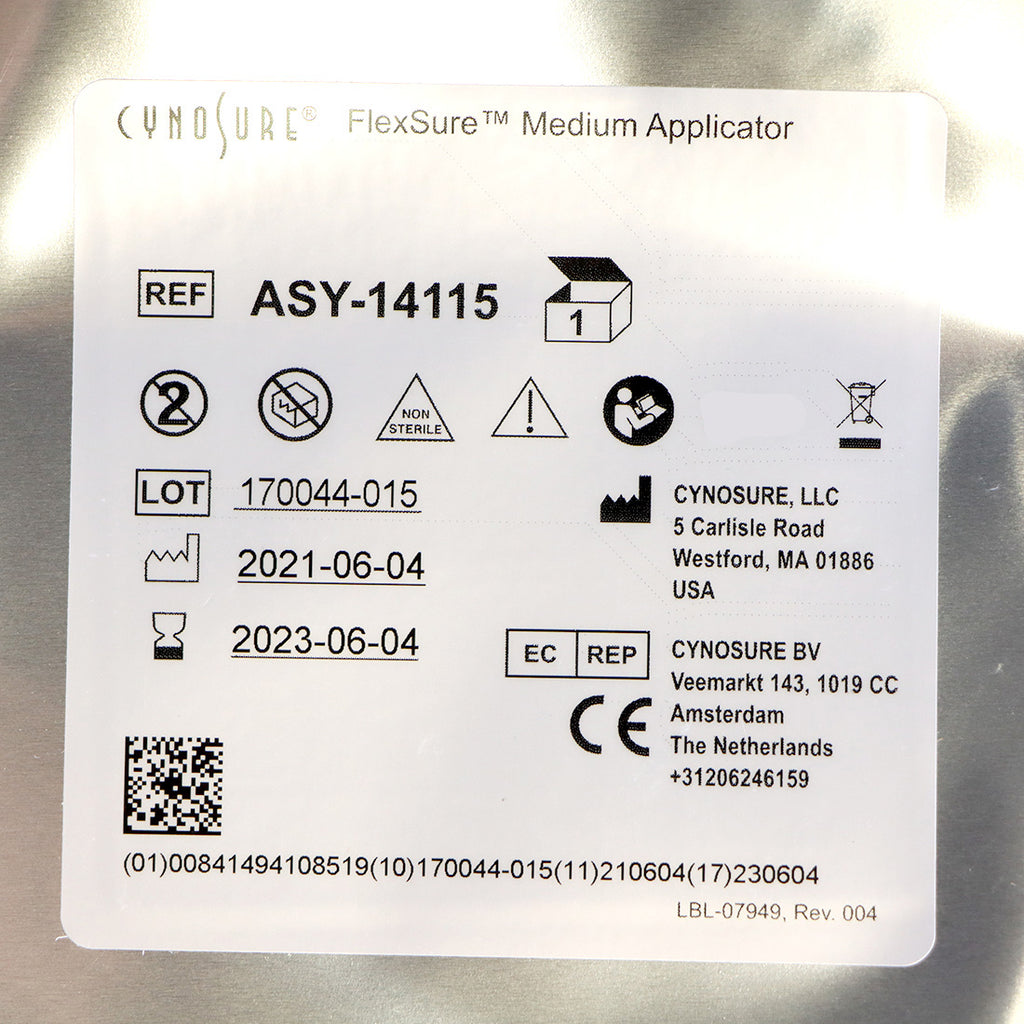 Cynosure FlexSure RF Medium Applicator ASY-14115 x6 Pc 06/2023
