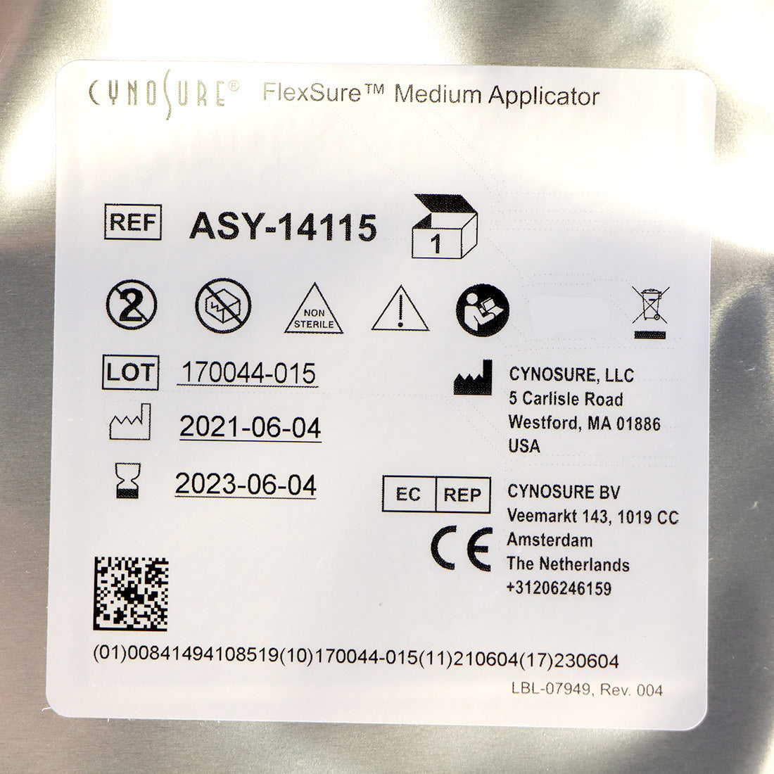 Cynosure FlexSure RF Medium Applicator ASY-14115 x6 Pc 06/2023