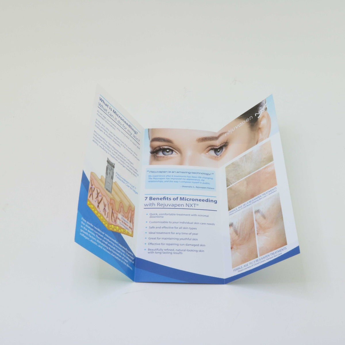 Rejuvapen Aesthetic Technologies Office Clinic Microneedling NXT Brochure x39Pcs