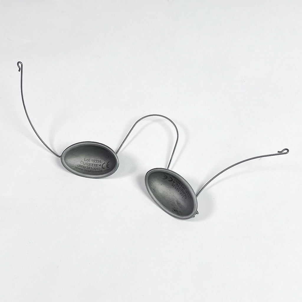 Oculo Plastik Durette 4 Stainless Steel Patient Eye Shields Laser Safety