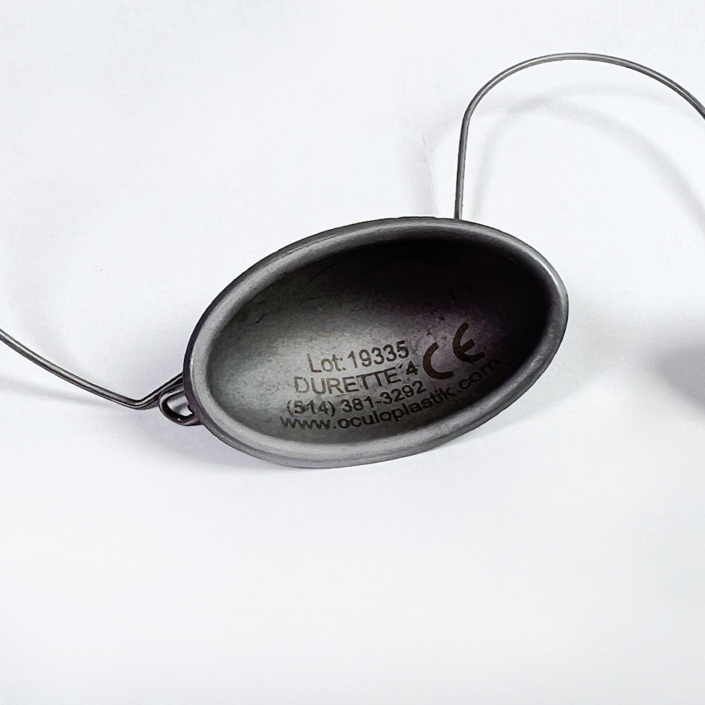Oculo Plastik Durette 4 Stainless Steel Patient Eye Shields Laser Safety