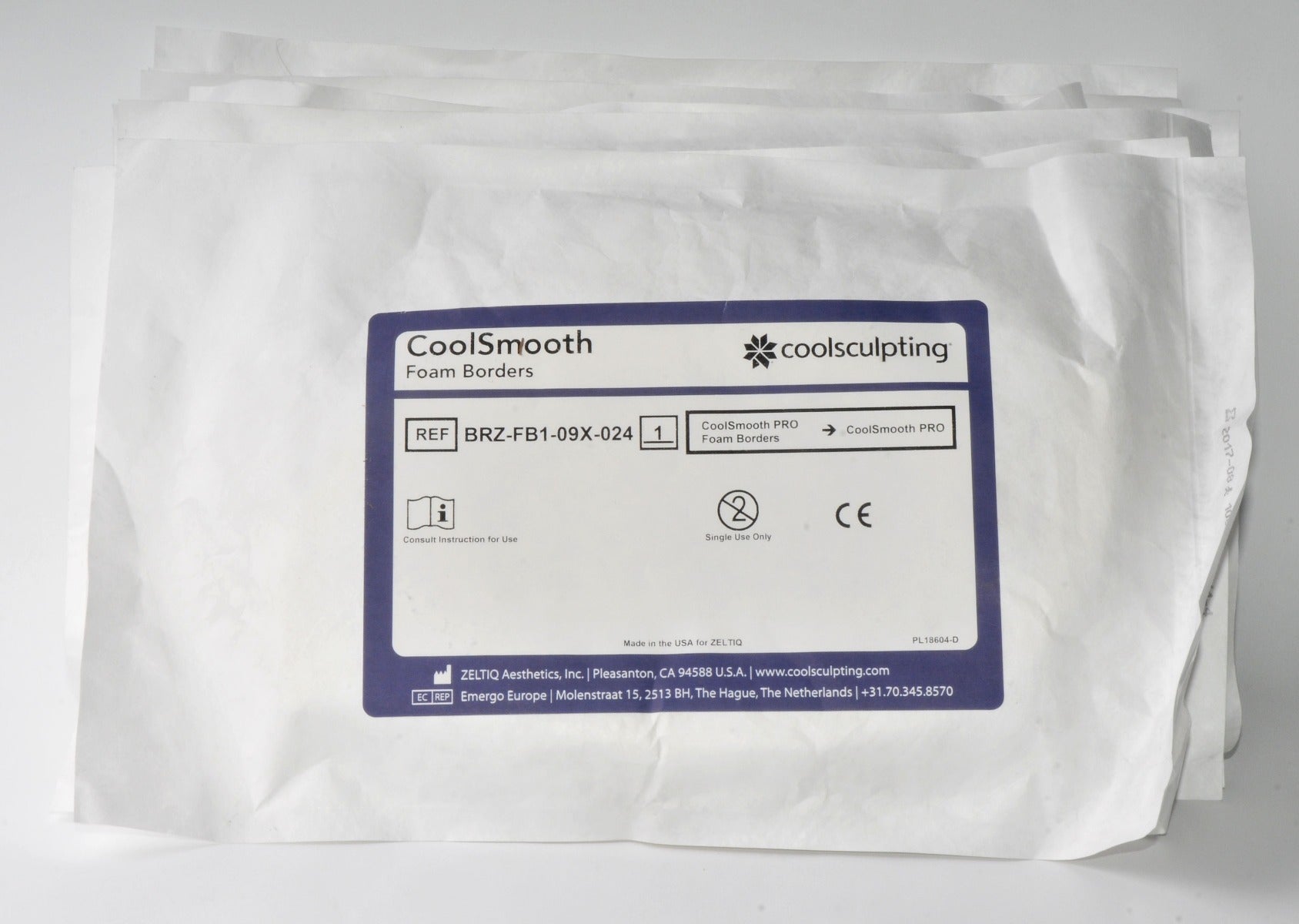 Zeltiq coolsculpting CoolSmooth FOAM BORDERS BRZ-FB1-09X-024 9pc Lot Exp 8/17