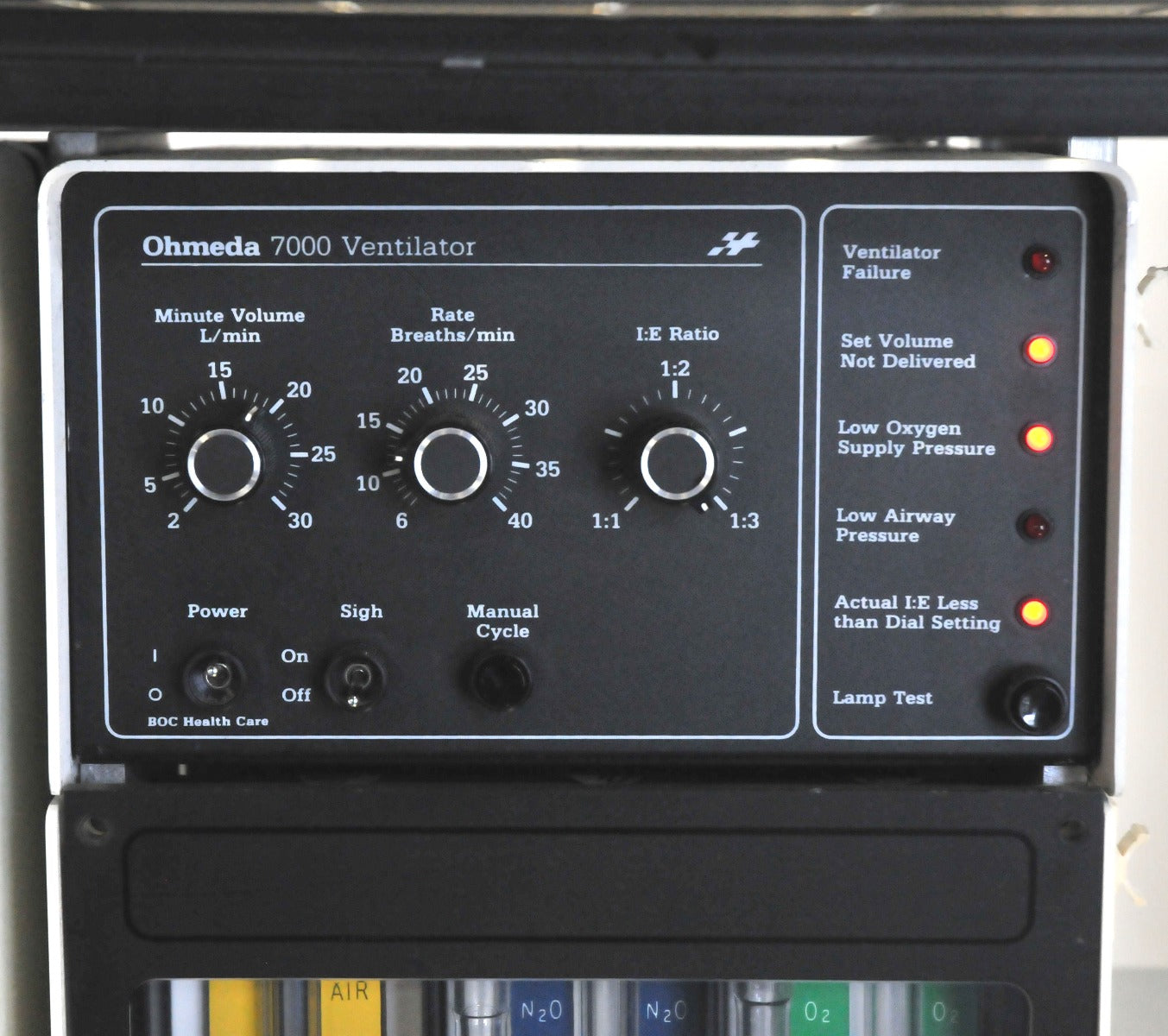 Ohmeda Modulus II Anesthesia Cart Gas Machine Sevotec 5 Tec 6 Ventilator * AS IS